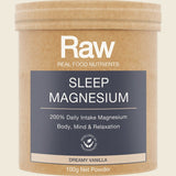 Amazonia Raw Sleep Magnesium Dreamy Vanilla 100g Front