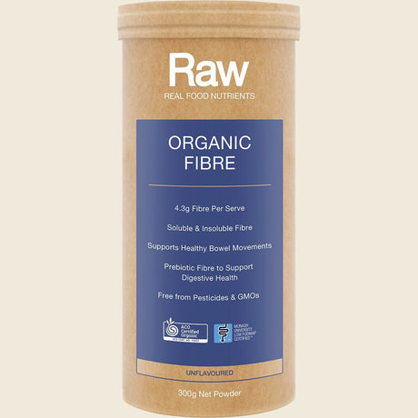 Amazonia Raw Organic Fibre Unflavoured  300g Front