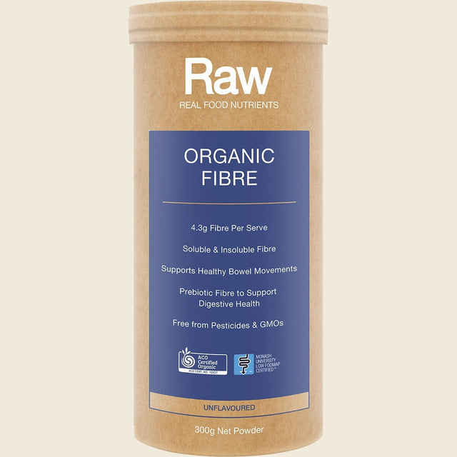Amazonia Raw Organic Fibre Unflavoured  300g Front