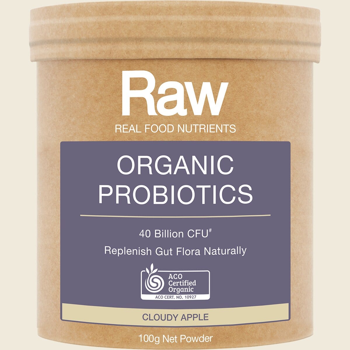 Amazonia Raw Organic Probiotics Cloudy Apple 100g