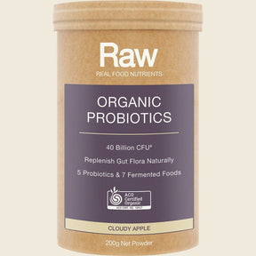 Amazonia Raw Organic Probiotics Cloudy Apple 200g Front