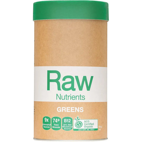 Amazonia Raw Raw Nutrients Greens Mint & Vanilla Flavour 600g