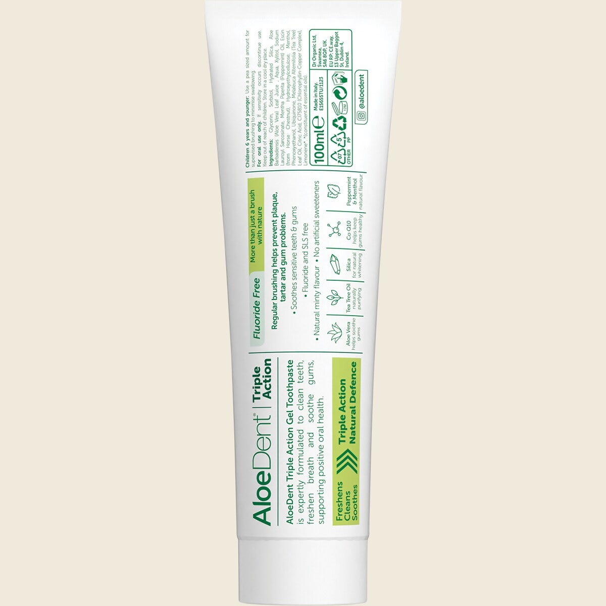 Aloe Dent Triple Action Toothpaste 100ml
