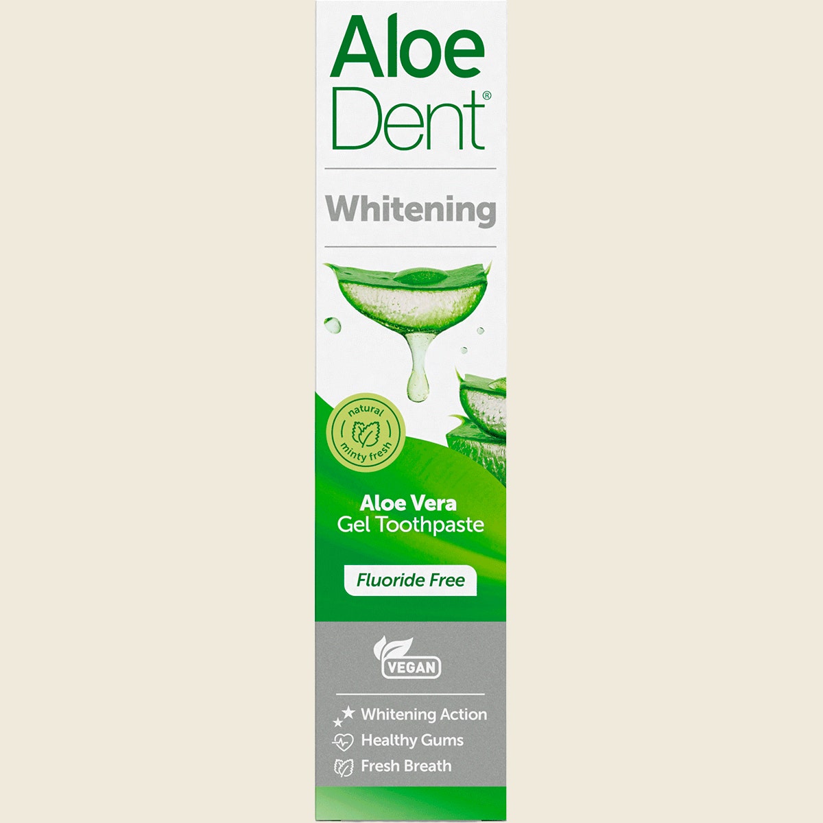 Aloe Dent Toothpaste Fluoride Free Whitening 100ml