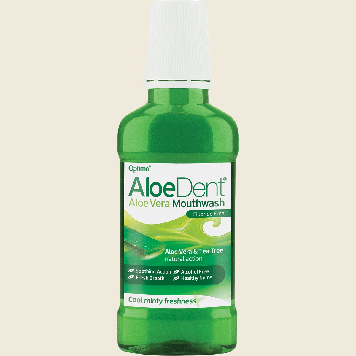 Aloe Dent  Mouthwash Alcohol Free Aloe Vera & Tea Tree 250ml
