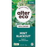Alter Eco Chocolate Organic Dark Mint Blackout 75g