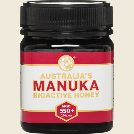 Australia's Manuka Honey Active Jellybush NPA 15+ (MGO510+) 250g front