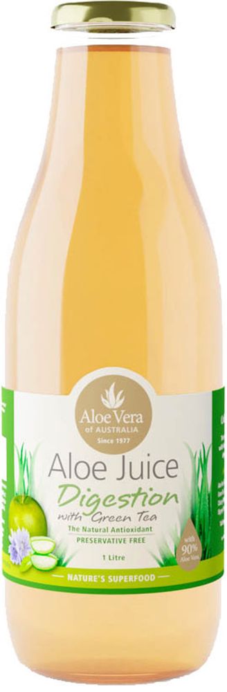 Aloe Vera Aloe Juice Digestion Glass 1L Front
