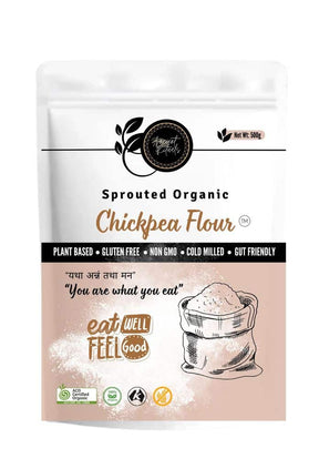 Ancient Rituals Certified Organic Sprouted Chickpea Flour 500g front