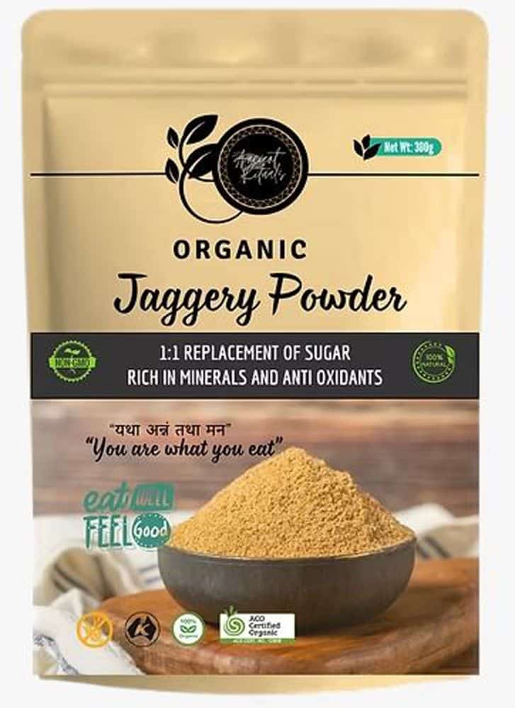 Ancient Rituals Certified Organic Cane Jaggery Powder 300g front