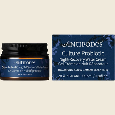 Antipodes Culture Probiotic Night Recovery Water Cream Mini 15ml Combo