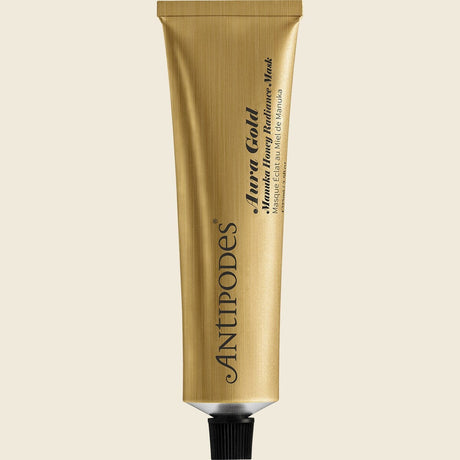 Antipodes Aura Gold Manuka Honey Radiance Mask 75ml Single Tube Front