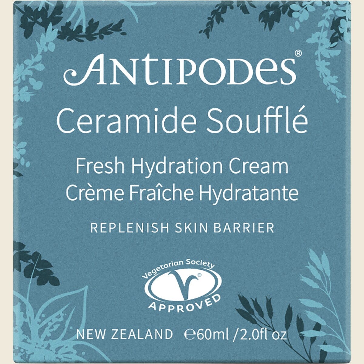 Antipodes Ceramide Souffle Fresh Hydration Cream 60ml Box Front
