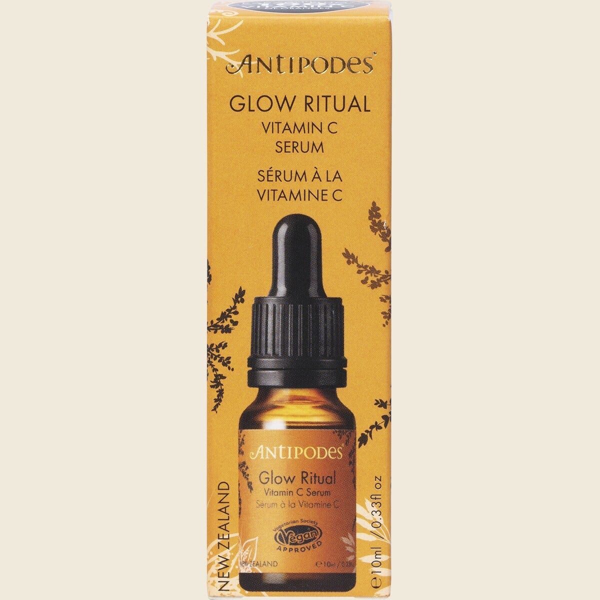 Antipodes Glow Vitamin C Serum Mini 10ml Box Front