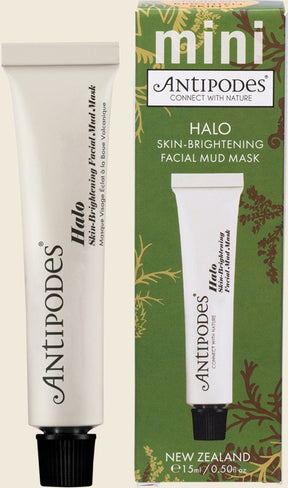 Antipodes Halo Skin-Brightening Facial Mud Mask Mini 15ml Combo