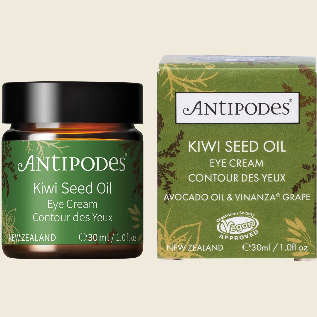 Antipodes Kiwi Seed Oil Eye Cream 30ml