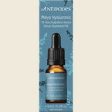 Antipodes Maya Hyaluronic 72-Hour Hydration Serum Mini 10ml Box Front