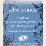 Antipodes Baptise H2O Ultra-Hydrating Water Gel 60ml Box Front