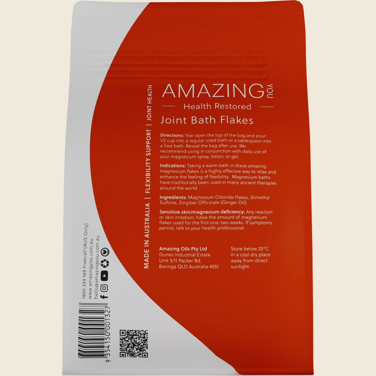 Amazing You Magnesium Joint Bath Flakes