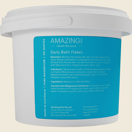 Amazing You Magnesium Daily Bath Flakes Pure Magnesium Chloride 2kg
