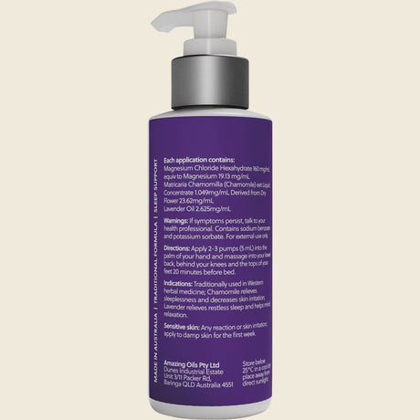 Amazing You Magnesium Sleep Lotion With Lavender & Chamomile 125ml