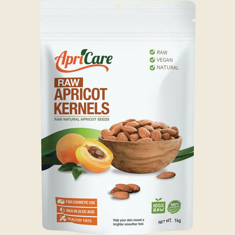 Apricare Australian Raw Apricot Kernels 1kg – front product image