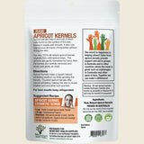 Apricare Australian Raw Apricot Kernels 1kg – back packaging