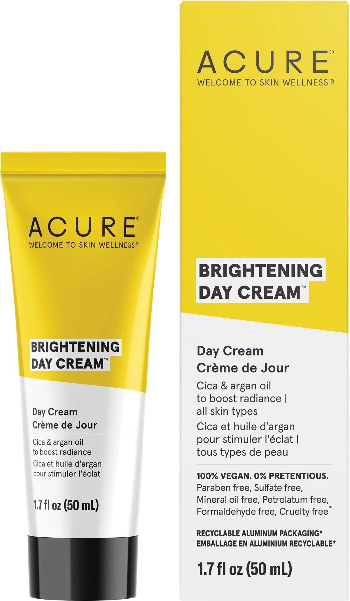 Acure Brilliantly Brightening Day Cream - 50ml
