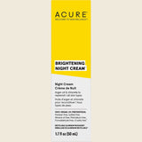 Acure Brilliantly Brightening Night Cream - 50ml