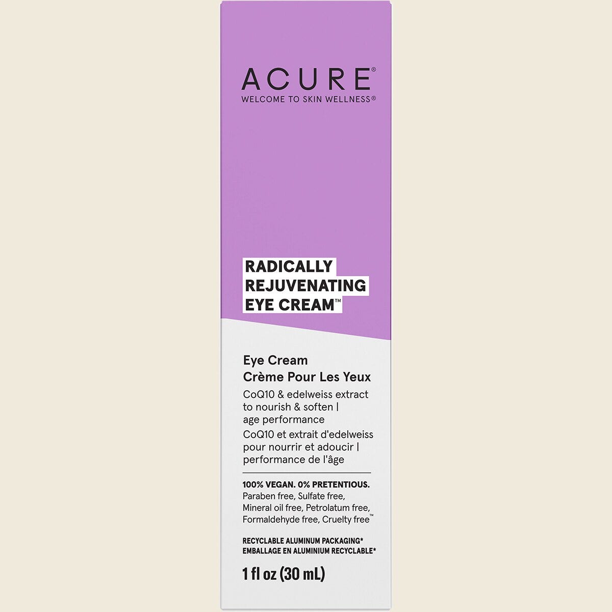 Acure Radically Rejuvenating Eye Cream - 30ml