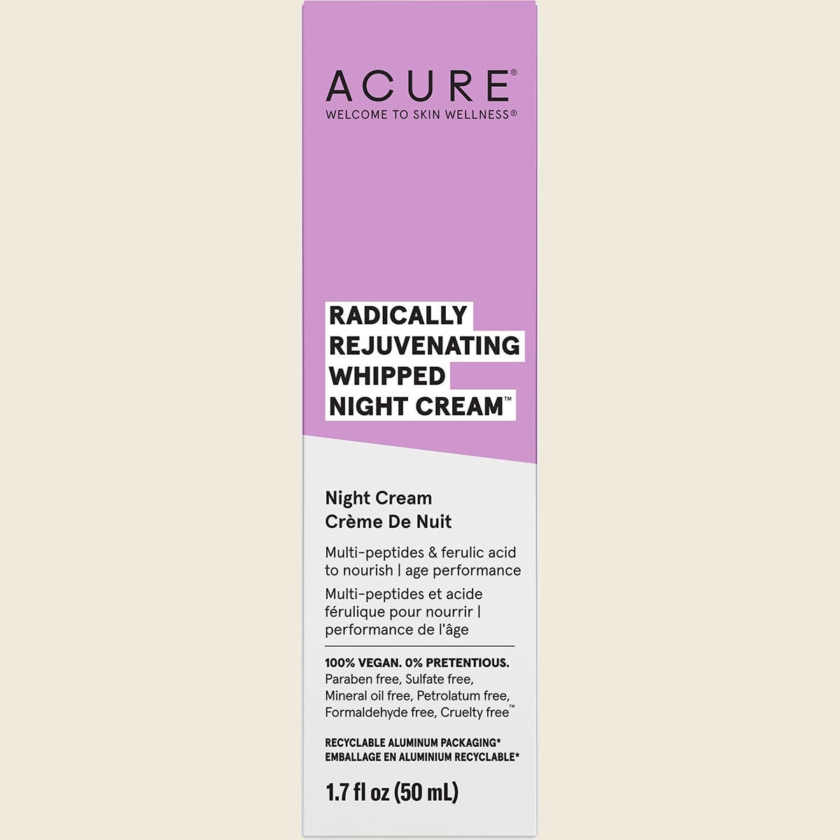Acure Radically Rejuvenating Whipped Night Cream - 50ml