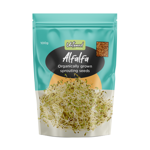 Untamed Health Alfalfa Sprout Seeds 100g