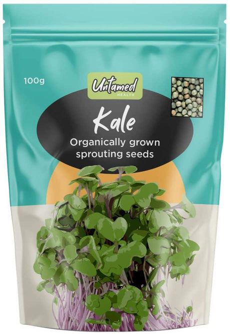 A. Vogel Biosnacky Organic Kale Seeds for sprouting 100g front