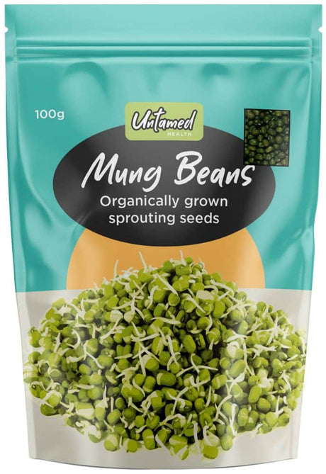 A. Vogel Biosnacky Organic Mung Bean Seeds for sprouting 100g front
