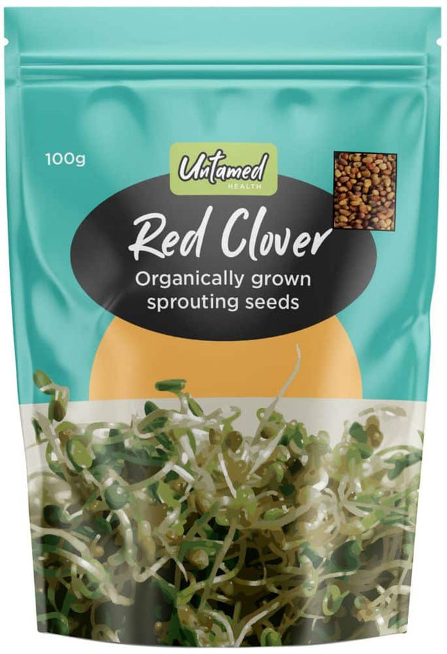 A. Vogel Biosnacky Organic Red Clover Seeds for sprouting 100g front