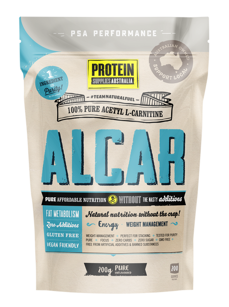 Protein Supplies Australia Acetyl L-Carnitine 100% Pure Powder 200g