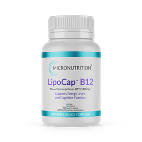 Micronutrition LipoCap B12 30 Vege Caps Front