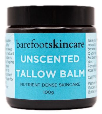 Barefoot Skincare Tallow Balm Unscented 100g Front