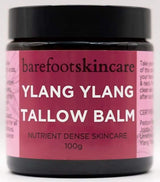 Barefoot Skincare Tallow Balm Ylang Ylang 100g Front