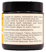 Barefoot Skincare Tallow Balm Milk & Honey 100ml Side