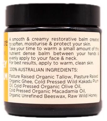 Barefoot Skincare Tallow Balm Milk & Honey 100ml Side