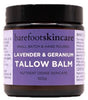 Barefoot Skincare Tallow Balm Lavender & Geranium 100g Front