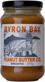 Byron Bay Peanut Butter Smooth Salted Gluten Free 375g Front