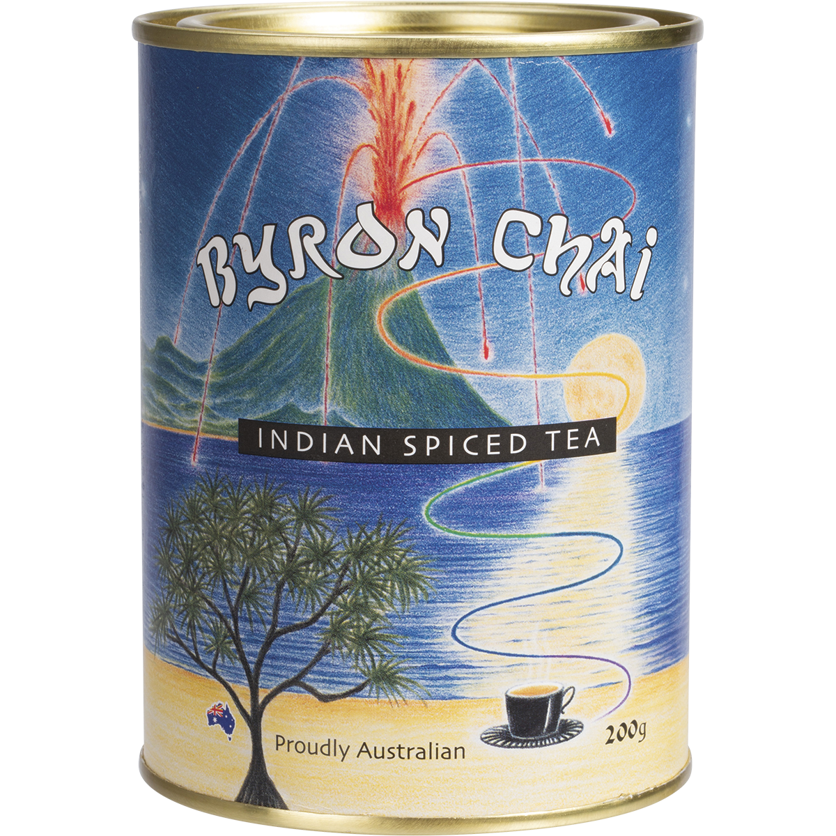 Byron Chai Indian Spiced Tea 200g front view