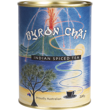 Byron Chai Indian Spiced Tea 200g front view