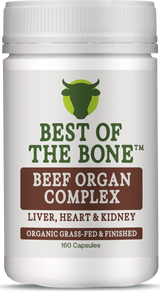 Best of the Bone Organic Beef Organ Complex Liver, Heart & Kidney 160 capsules