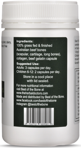 Best of the Bone Whole Bone Complex Natural Calcium & Collagen 120c