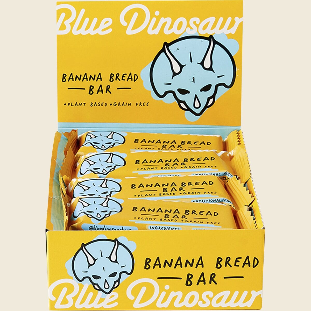 Blue Dinosaur Banana Bread Bar 45g