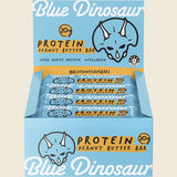 Blue Dinosaur Peanut Butter Protein Bar 60g Pack of 12 Display