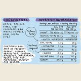 Blue Dinosaur Chocolate Protein Bar 60g Pack of 12 Nutritional Information